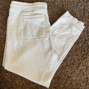 Goodfellow and Co cream jogger sweatpants